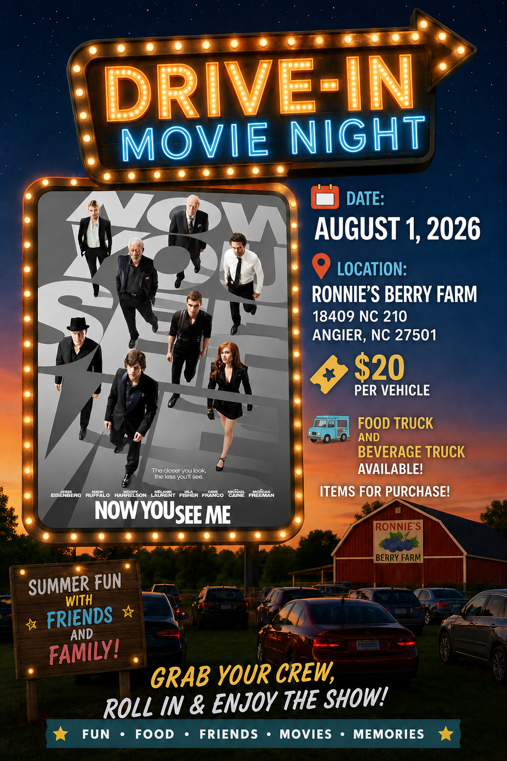 Drive-In Movie: Now You See Me
