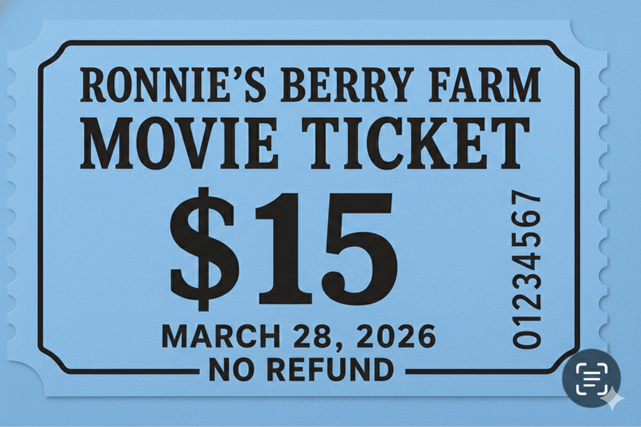 Drive In Movie Ticket