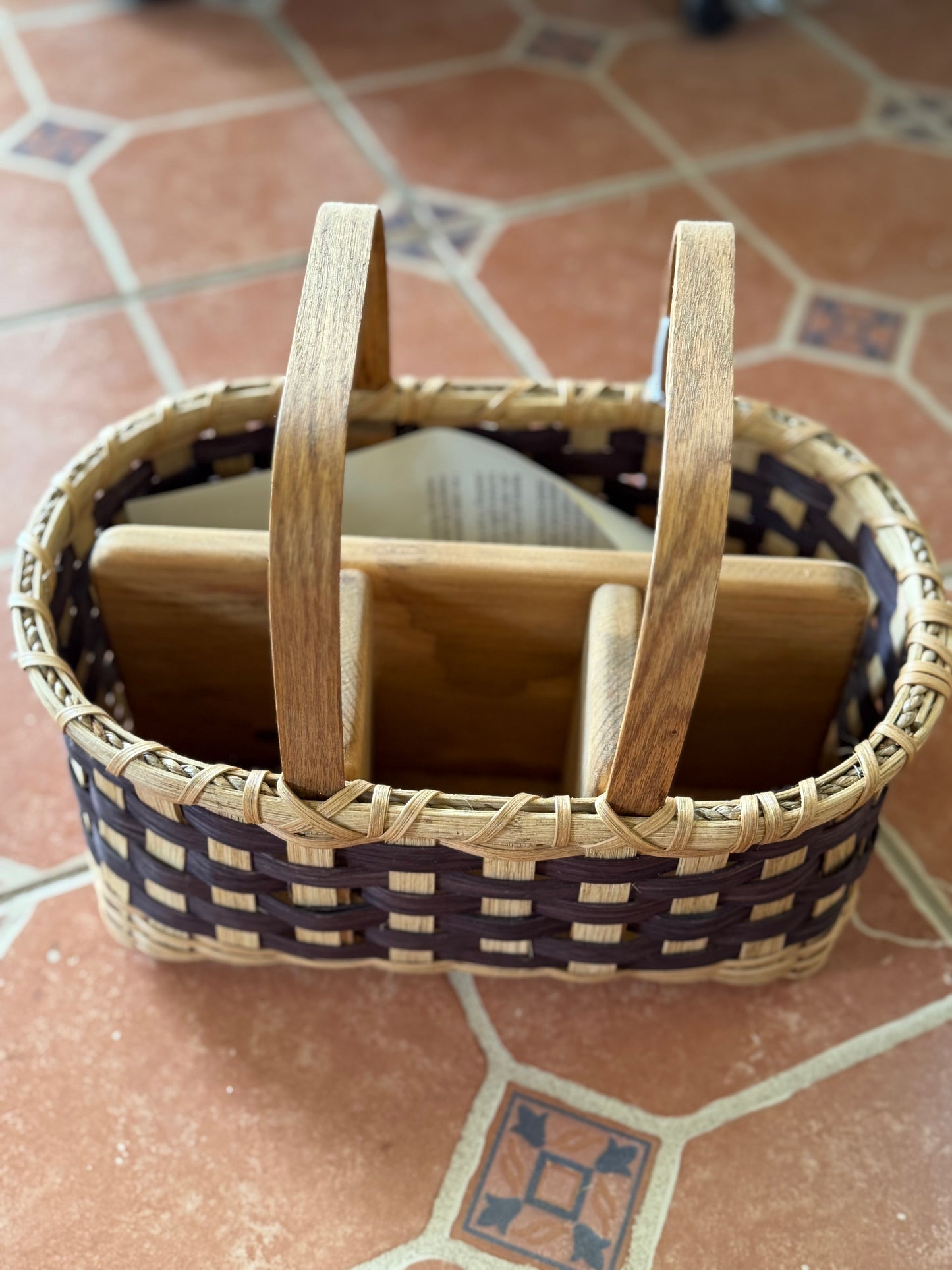 Hand made Flatware basket