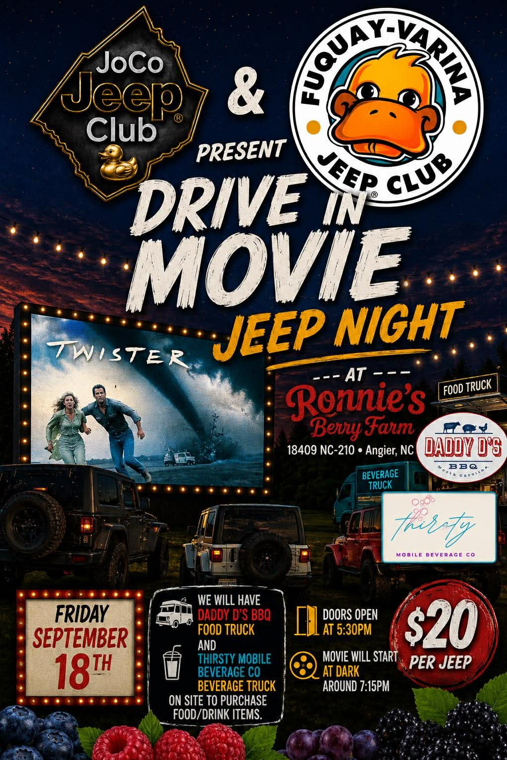 Jeep Club Drive-In Night