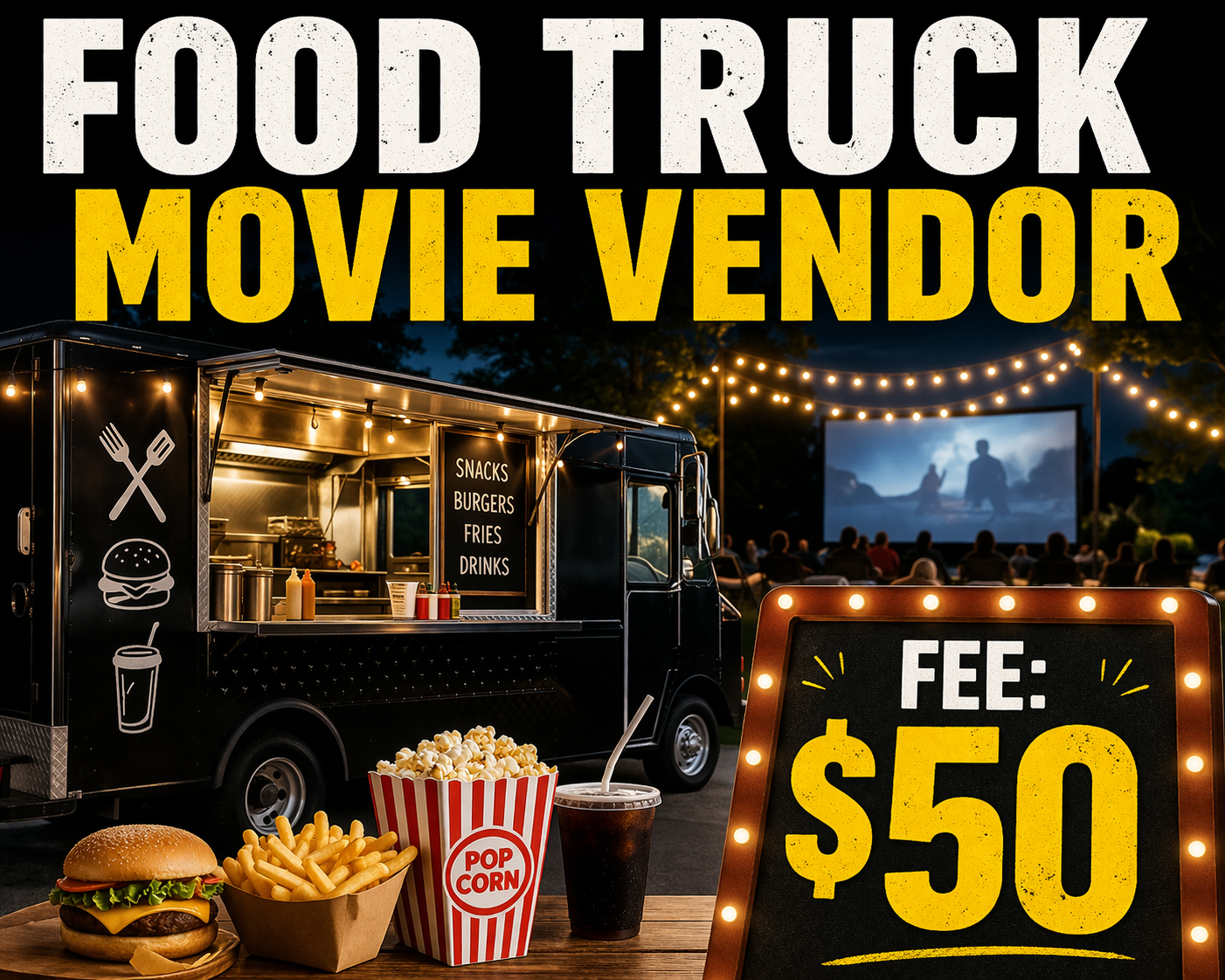 Food Truck Movie Vendor payment