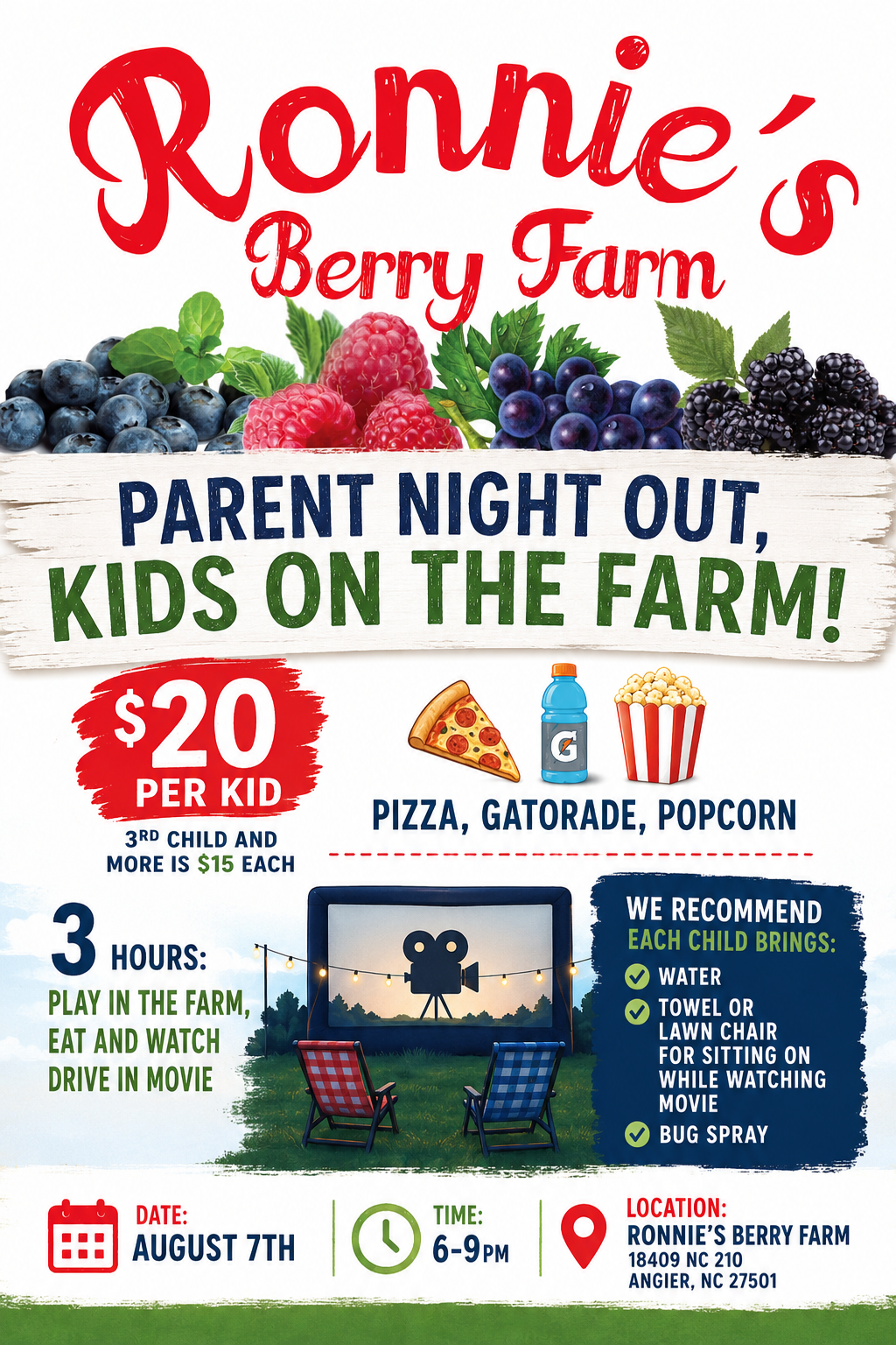 Parent Night Out- August 7, 2026