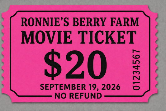 Drive-In Movie Ticket: Mine Craft