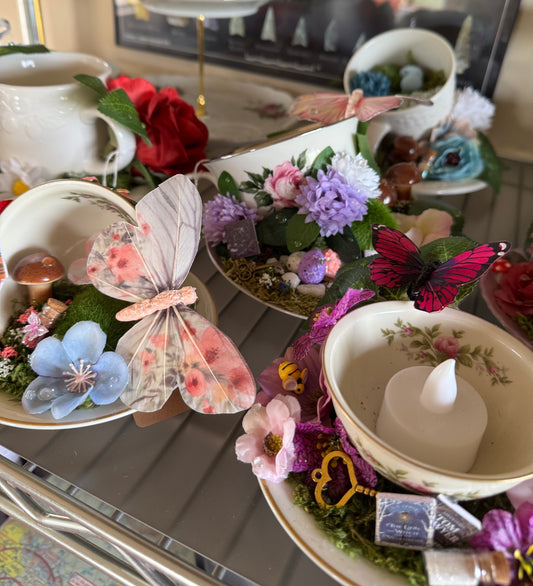 Poppy Rose Tea Cups