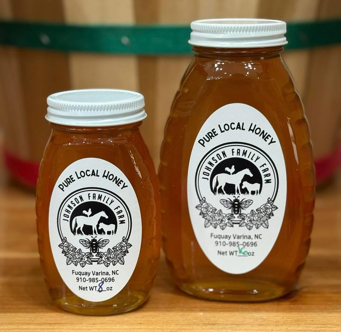 Johnson Family Farm Raw Pure Local Honey
