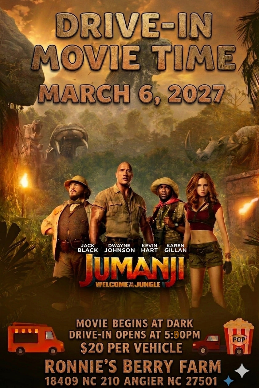 Drive-In Movie: Jumanji (with the "Rock")