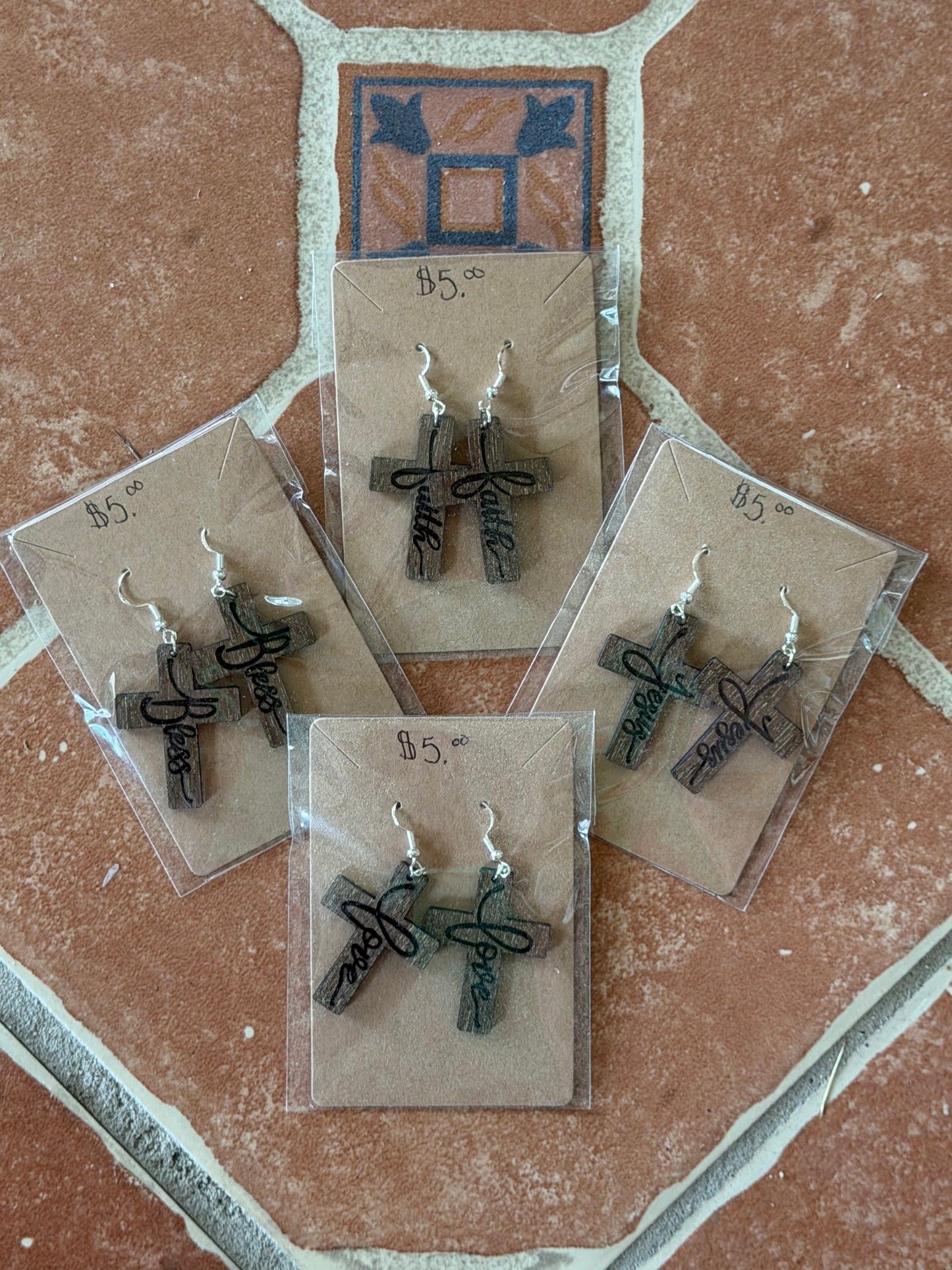 Cross Earrings