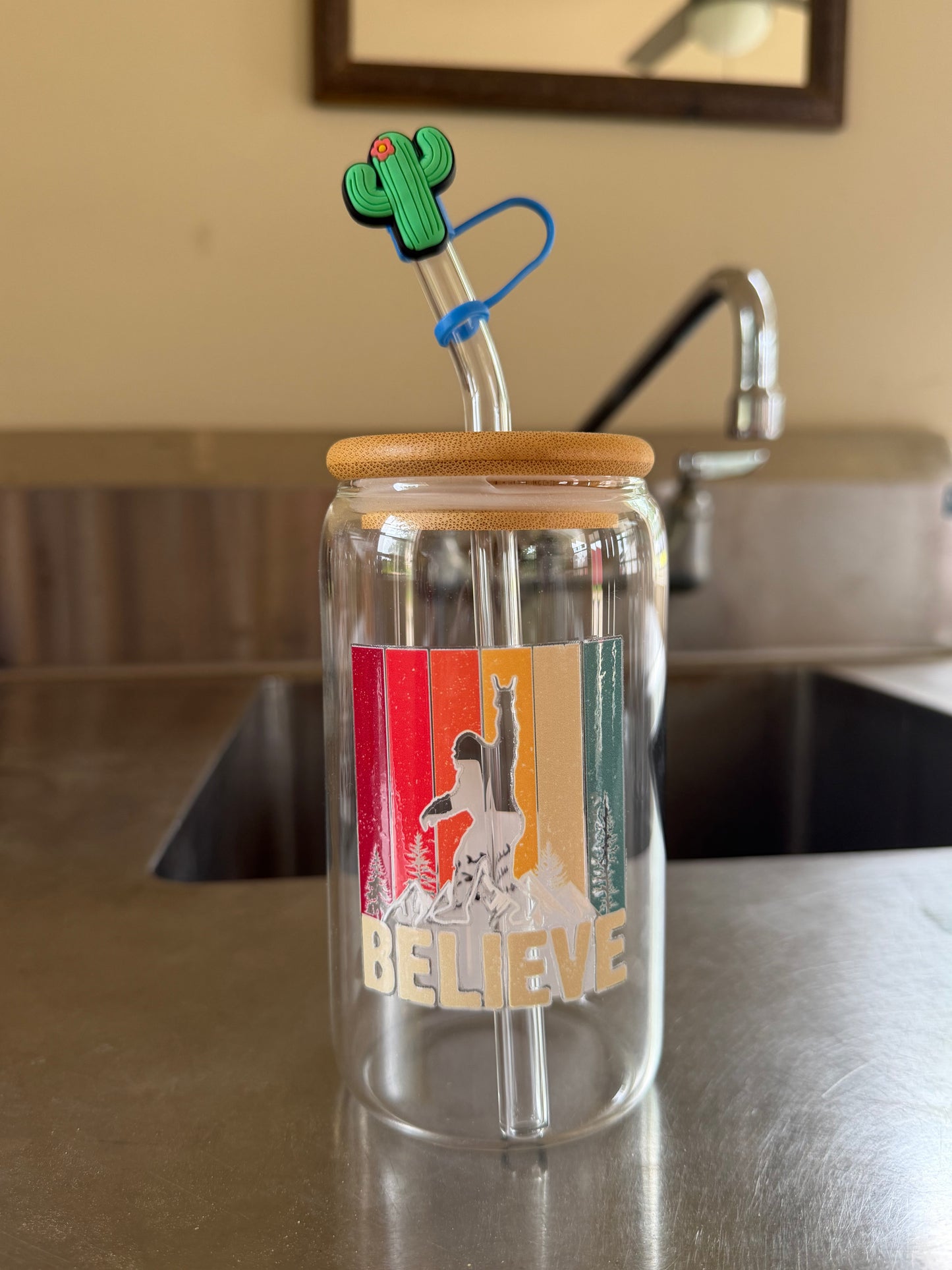 Pretty and Personalized Glass Tumblers