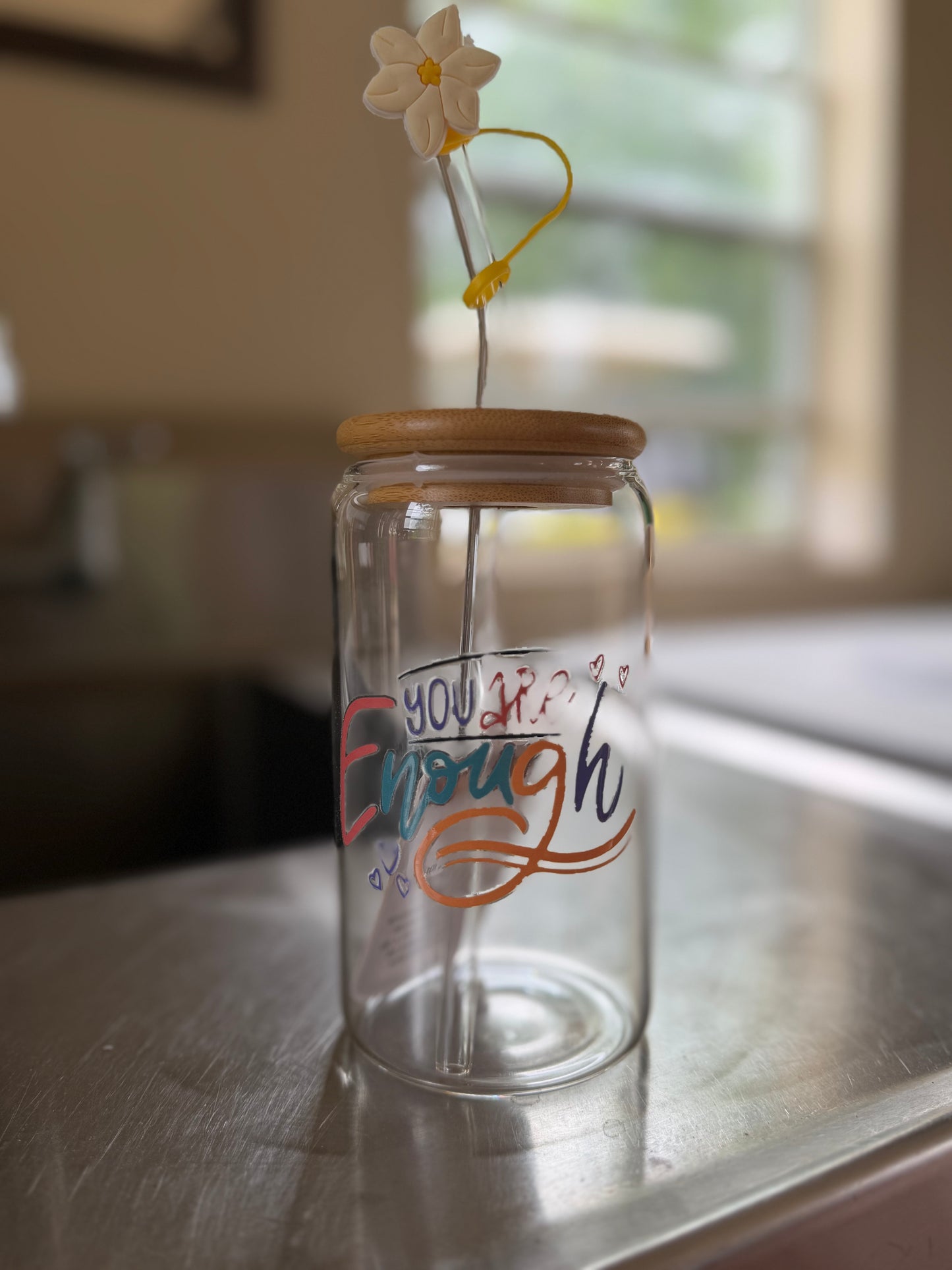 Pretty and Personalized Glass Tumblers